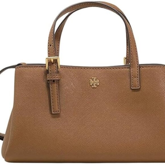TORY BURCH EMERSON SAFFIANO LEATHER MINI TOTE CROSSBODY โ HOLIDAY GIFT - Picture 3 of 7
